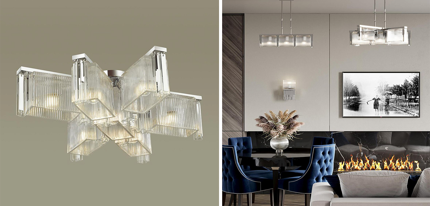 Люстра Madelen Chrome Chandelier 7 Люстра Madelen Chrome Chandelier 7 - Loft-Concept в Рязани