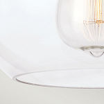 Потолочный светильник с шарообразным плафоном из прозрачного стекла Feiss варинант исполнения - 4 | Loft Concept в Рязани