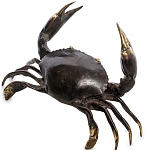 Статуэтка из бронзы в виде краба Animals Bronze варинант исполнения - 3 | Loft Concept в Рязани