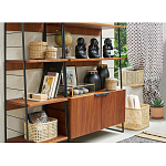 Стеллаж из орехового дерева Olson Rack варинант исполнения - 5 | Loft Concept в Рязани