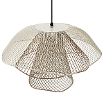 Подвесной светильник Beige Gold Mesh Lampshade Hanging Lamp варинант исполнения - 4 | Loft Concept в Рязани