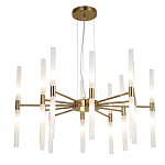 Люстра подвесная с 20-ю цилиндрическими матовыми плафонами Delta Light варинант исполнения - 1 | Loft Concept в Рязани