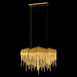 Люстра подвесная с металлическими цепочками и изогнутыми металлическими дугами 72 см Atlantis Chain варинант исполнения - 13 | Loft Concept в Рязани