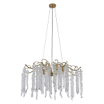 Люстра c подвесками из прозрачного хрусталя Диаметр 85 см FAIRYTREE Light варинант исполнения - 2 | Loft Concept в Рязани