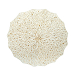 Стол кофейный с отделкой раковинами устриц Coastal Charm варинант исполнения - 3 | Loft Concept в Рязани