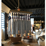 Люстра квадратная плетеная с бахромой Wicker Square Chandelier with Tassels варинант исполнения - 4 | Loft Concept в Рязани