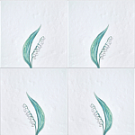 Плитка с узором Ландыш варинант исполнения - 1 | Loft Concept в Рязани