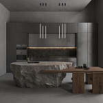 Подвсеной светильник светодиодный металлический цилиндрической формы черный Trumpet tube варинант исполнения - 4 | Loft Concept в Рязани