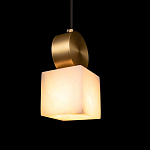 Подвесной светильник светодиодный с квадратным плафоном Stone Helios варинант исполнения - 2 | Loft Concept в Рязани