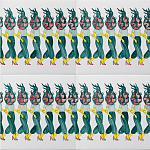 Плитка дизайнерская Фруктовый лес варинант исполнения - 1 | Loft Concept в Рязани