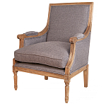 Кресло William Classical Armchair grey flax варинант исполнения - 3 | Loft Concept в Рязани
