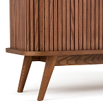 ТВ-тумба с двумя раздвижными дверцами Toinette Brown TV Stand варинант исполнения - 6 | Loft Concept в Рязани