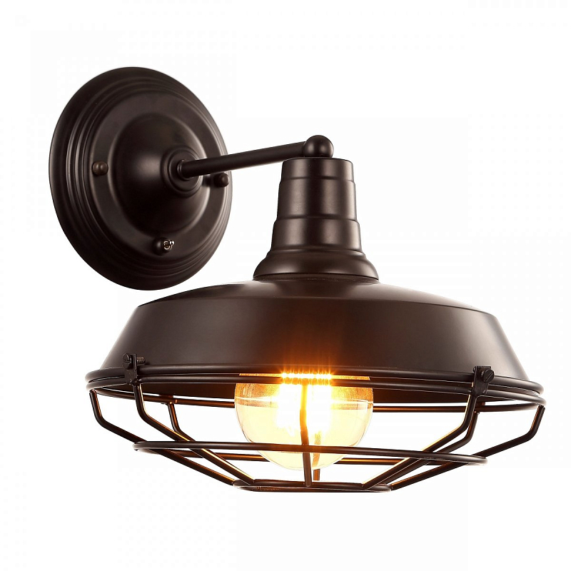 Бра Wall lamp DARK CAGE black Черный Бра Wall lamp DARK CAGE black Черный в Рязани | Loft Concept