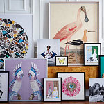 Панно Розовый цветок вышитое бисером PETALS BEADED ART варинант исполнения - 1 | Loft Concept в Рязани