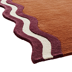 Ковер с оригинальной волнистой отделкой Woven from Wool варинант исполнения - 2 | Loft Concept в Рязани