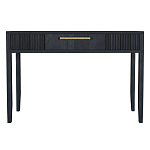 Элегантная Консоль Primo с выдвижным ящиком Черный дуб варинант исполнения - 7 | Loft Concept в Рязани