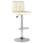 Барный стул с сиденьем молочного цвета Honory варинант исполнения - 1 | Loft Concept в Рязани