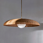 Люстра круглая из ротанга Long Lasting Chandelier варинант исполнения - 2 | Loft Concept в Рязани