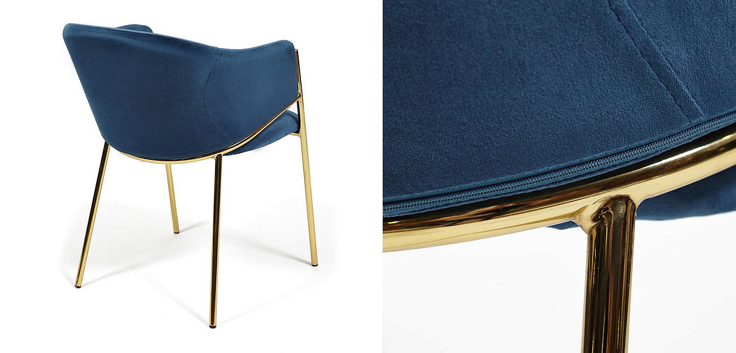 Стул Dolores blue velvet - Loft-Concept в Рязани