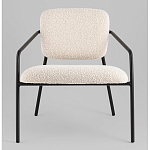 Кресло лаунж Rooney букле белый варинант исполнения - 2 | Loft Concept в Рязани