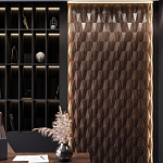 Гипсовая 3D панель с принтографией PM-36 варинант исполнения - 1 | Loft Concept в Рязани