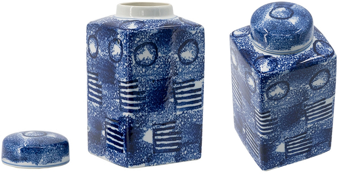 Ваза с крышкой Abstraction Vase square Ваза с крышкой Abstraction Vase square - Loft-Concept в Рязани
