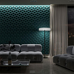 Гипсовая 3D панель с принтографией PM-17 варинант исполнения - 1 | Loft Concept в Рязани