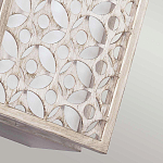 Бра прямоугольное в серебрянном цвете с ажурной решеткой Feiss варинант исполнения - 5 | Loft Concept в Рязани