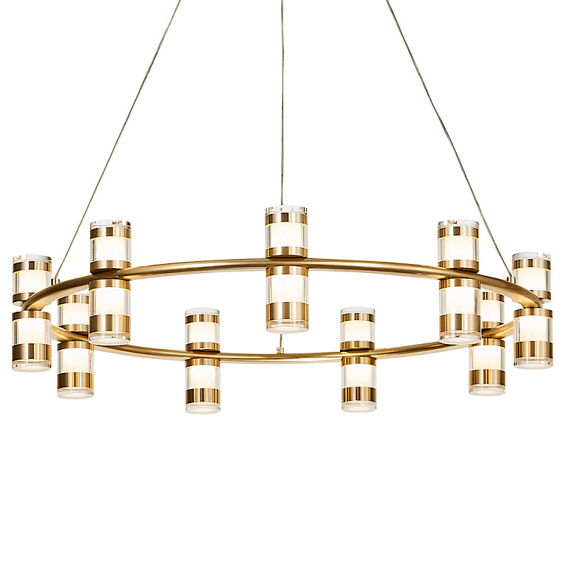 Люстра Gold Roul 60 Золотой Прозрачный в Рязани | Loft Concept 