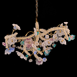 Люстра круглая с цветочным декором Miscellaneous herbs варинант исполнения - 1 | Loft Concept в Рязани