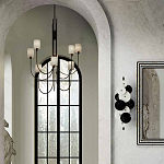 Бра светодиодное из черно-белых дисков Contrast Sample варинант исполнения - 5 | Loft Concept в Рязани