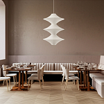 Подвесной вязаный белый светильник «Звезда Востока 03» варинант исполнения - 3 | Loft Concept в Рязани