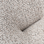 Кресло вращающееся круглой формы из серого шенилла Favorite Vacation Place варинант исполнения - 1 | Loft Concept в Рязани