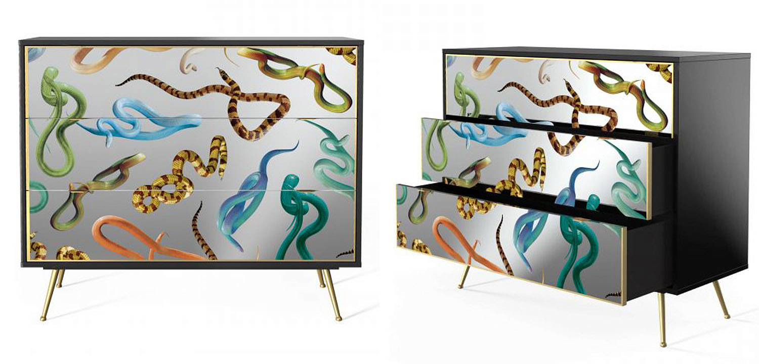 Комод Seletti Chest of Three Drawers Snakes Комод Seletti Chest of Three Drawers Snakes - Loft-Concept в Рязани