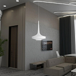 Подвесной вязаный белый светильник «Лампа Марракеша» варинант исполнения - 3 | Loft Concept в Рязани