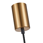 Подвесной светильник со стеклянным плафоном янтарного цвета Prestige варинант исполнения - 5 | Loft Concept в Рязани