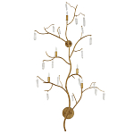 Бра с каркасом в виде веток усыпанных кристаллами Branches with Crystals варинант исполнения - 3 | Loft Concept в Рязани