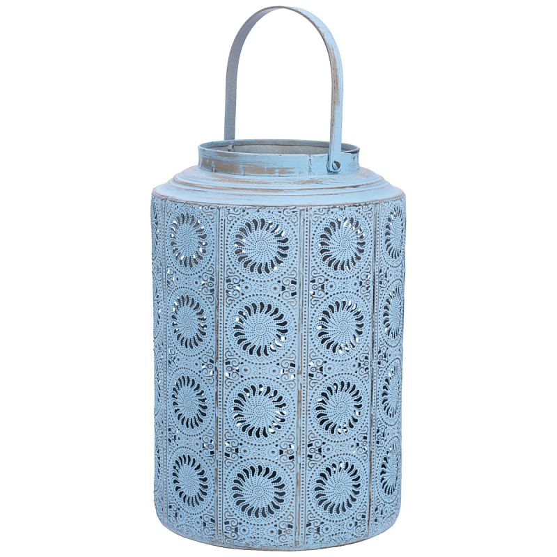 Подсвечник Bucket of Provence I Серо-голубой в Рязани | Loft Concept 