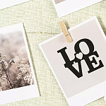 Рамка для фото с подсветкой c деревянными прищепками в комплекте Photo Backlight варинант исполнения - 4 | Loft Concept в Рязани