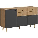 Буфет с принтом на дверцах Elise Cupboard варинант исполнения - 6 | Loft Concept в Рязани