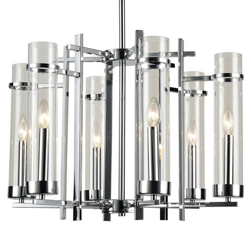 Люстра Giuliano Light Chromium Хром Прозрачный Люстра Giuliano Light Chromium Хром Прозрачный в Рязани | Loft Concept