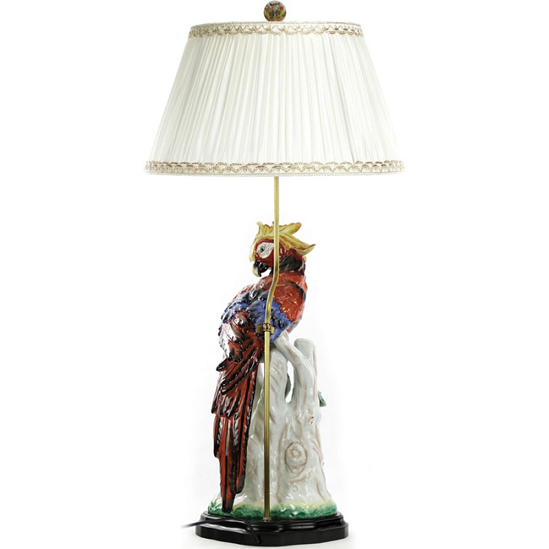Настольная лампа Green Red Lamp Белый Красный Настольная лампа Green Red Lamp Белый Красный в Рязани | Loft Concept
