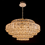 Люстра хрустальная в неоклассическом стиле на золотистом каркасе Majesty варинант исполнения - 7 | Loft Concept в Рязани