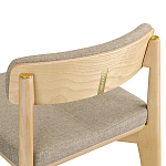 Барный стул из массива ясеня Elegant Ash Shape варинант исполнения - 1 | Loft Concept в Рязани