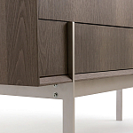 Шкаф из серого дуба Sawada Gray Oak Cabinet варинант исполнения - 6 | Loft Concept в Рязани