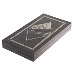 Подарочные нарды из натурального камня с гравировкой Backgammon from Stone варинант исполнения - 8 | Loft Concept в Рязани