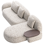 Модульный Диван Orus с кушеткой и столиком варинант исполнения - 3 | Loft Concept в Рязани