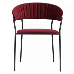 Стул мягкий с бархатистой велюровой спинкой и сиденьем Wine Chair варинант исполнения - 1 | Loft Concept в Рязани