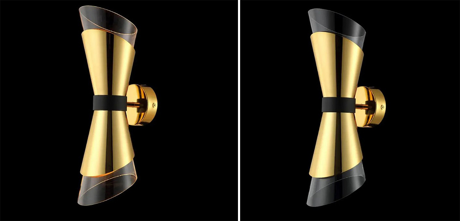 Бра Edson Gold Wall Lamp Бра Edson Gold Wall Lamp - Loft-Concept в Рязани