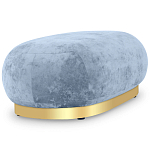 Длинный овальный пуф Ambrose Soft Oval Pouf варинант исполнения - 3 | Loft Concept в Рязани